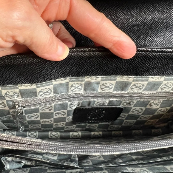 Christian Lacroix Black Shoulder Bag Clutch Purse. NWOT. - Picture 12 of 14